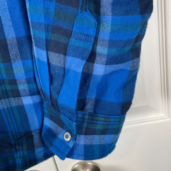 Mountain Khakis flannel shirtjac shacket, men’s large - Picture 9 of 14